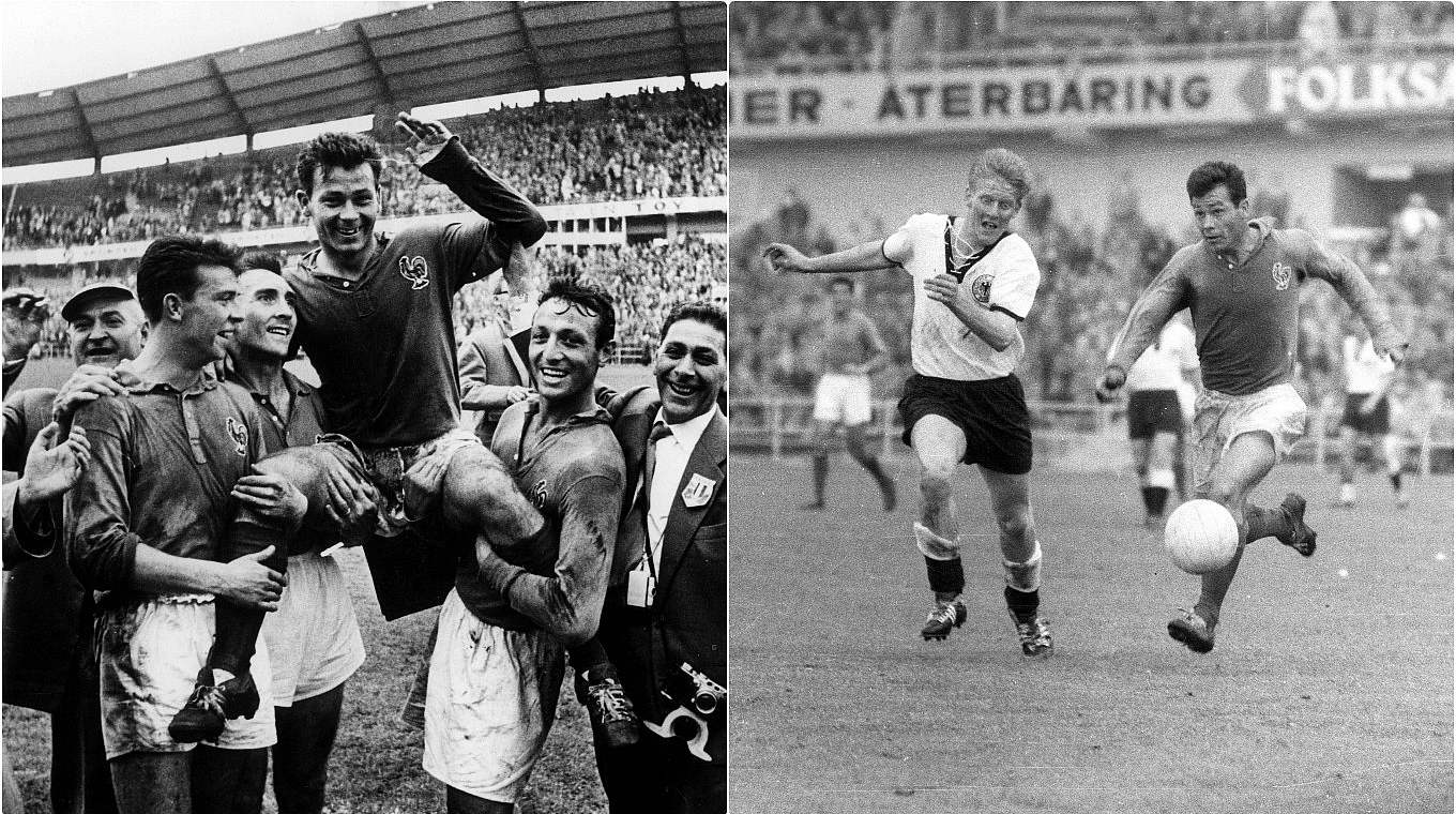 Vier seiner 13 Turniertreffer im WM-Spiel um Platz drei gegen Deutschland: Fontaine 1958 © imago/DFB