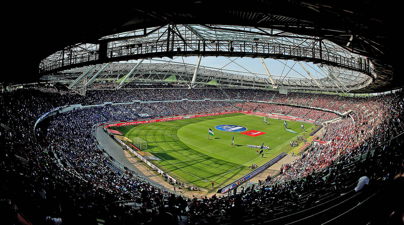Hier spielt Deutschland in der WM-Qualifikation gegen Nordirland: HDI-Arena in Hannover © 2013 Getty Images