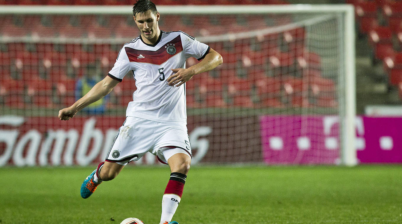 Bisher sieben Spiele im Dress der U 21-Nationalmannschaft absolviert: Niklas Süle © 2014 Getty Images