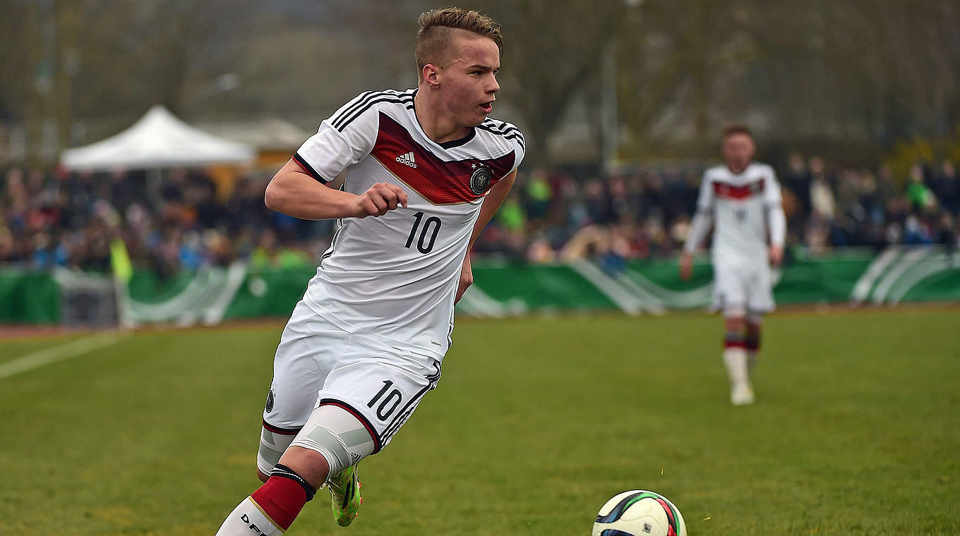 Traf doppelt: Junioren-Nationalspieler Niklas Schmidt © 2015 Getty Images
