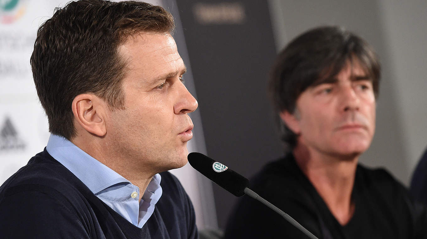 Bierhoff and Germany want to "to show [their] solidarity" © GES/Markus Gilliar