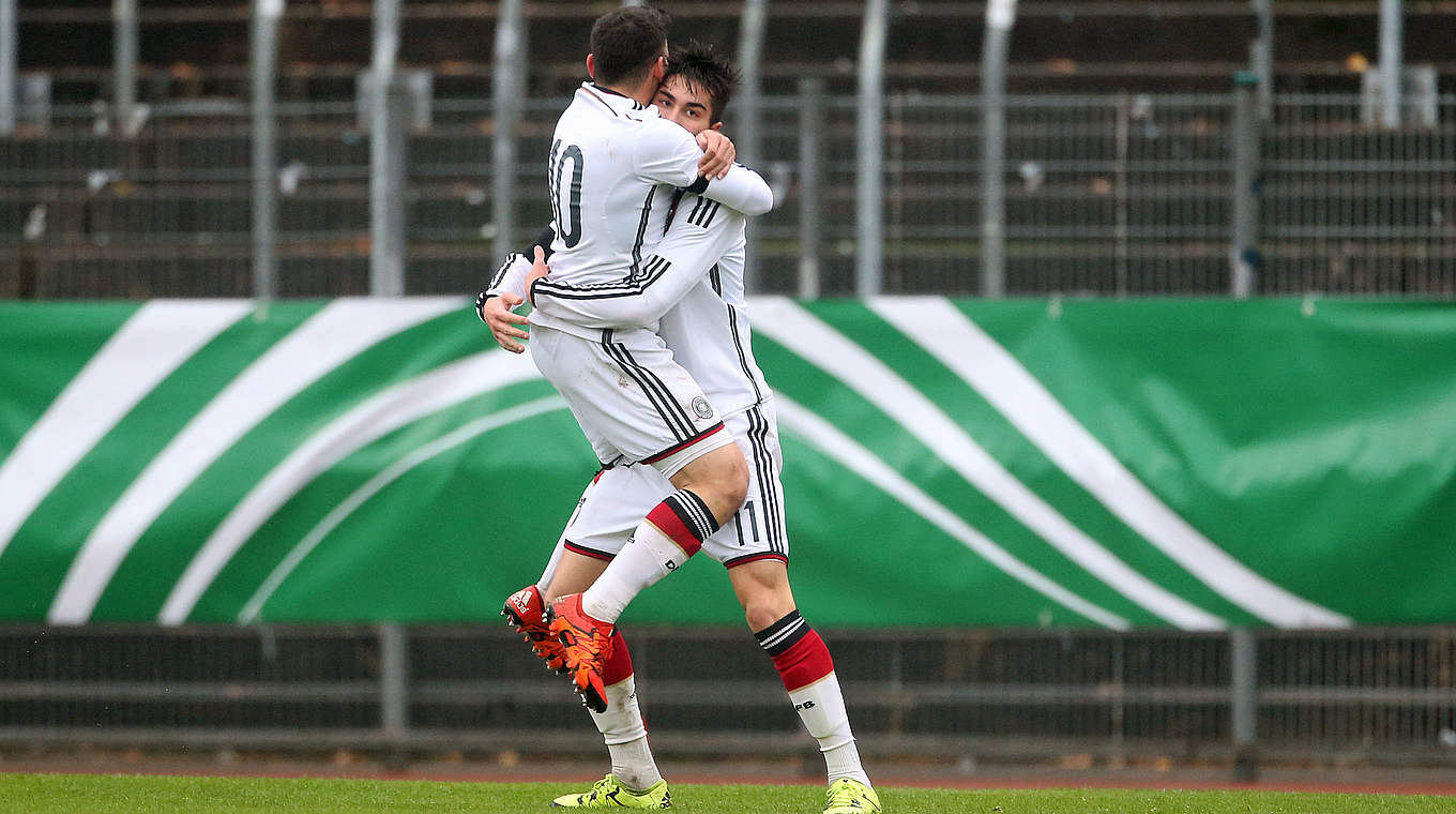 Arianit Ferati and Suat Serdar both scored in the 3-2 win. © 2015 Getty Images