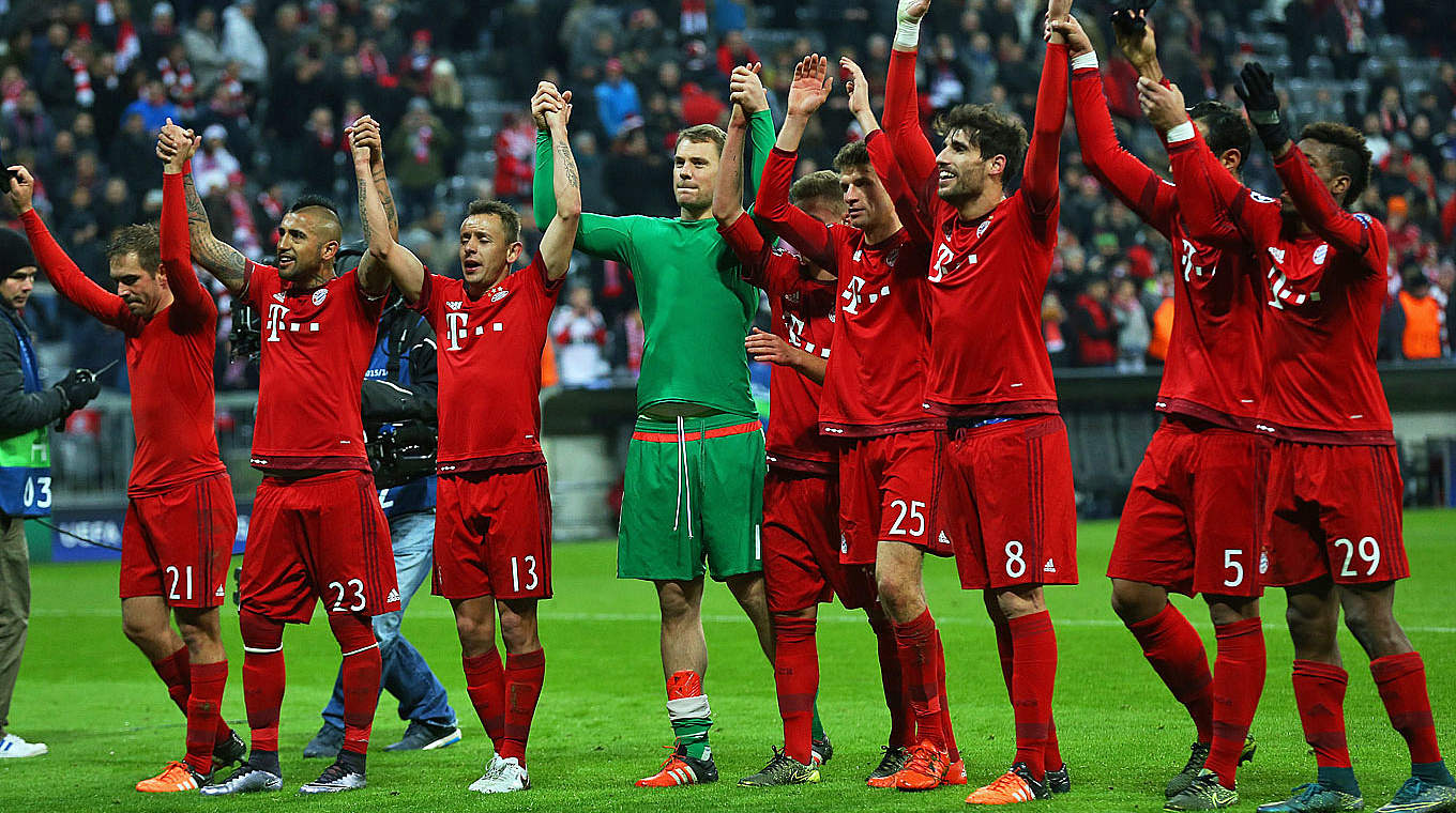 Weiter auf dem Siegeszug: der FC Bayern München © 2015 Getty Images