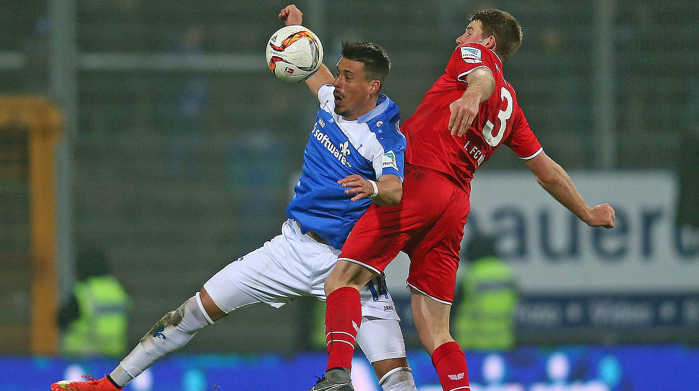 Gefährlichster Mann bei Darmstadt: Stoßstürmer Sandro Wagner (l.) © 2015 Getty Images