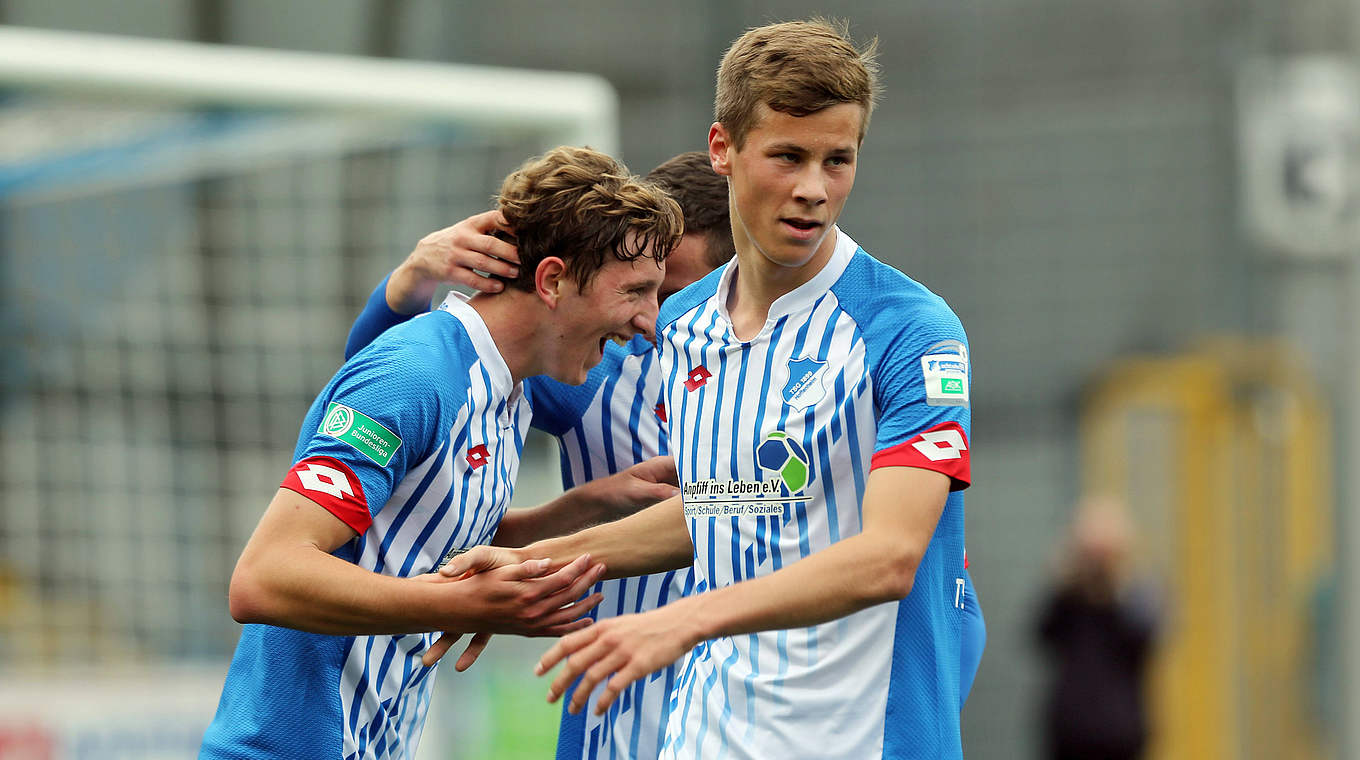 Besiegt Tabellenführer 1860 München: die U 19 von 1899 Hoffenheim © imago/Sportfoto Rudel