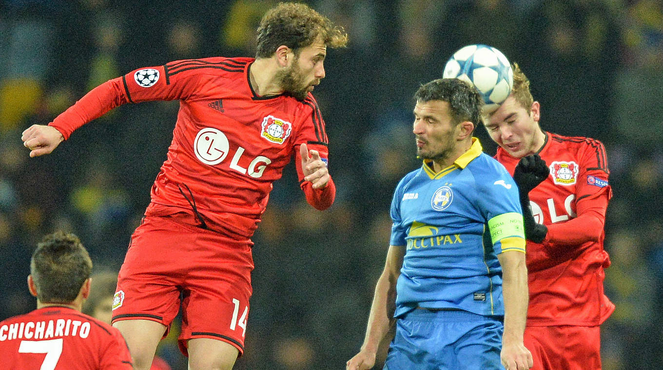 Rettete Leverkusen mit seinem Tor zumindest das Remis: Admir Mehmedi (l.) © AFP/GettyImages