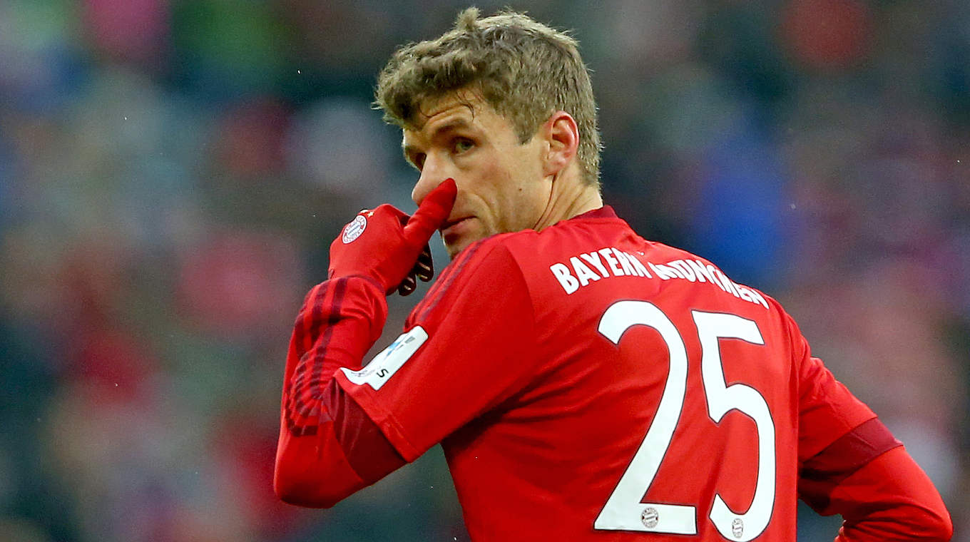 Dauerbrenner unter Bayerns Torschützen: Weltmeister Thomas Müller © 2015 Getty Images