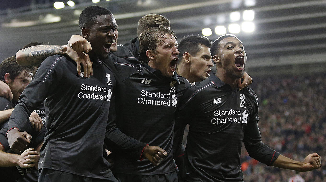 Ein Abend nach dem Geschmack der Reds: Liverpool feiert einen 6:1-Kantersieg © 2015 Getty Images