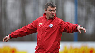 Den Tabellenführer geärgert: Bochum und Coach Thomas Reis © 2013 Getty Images
