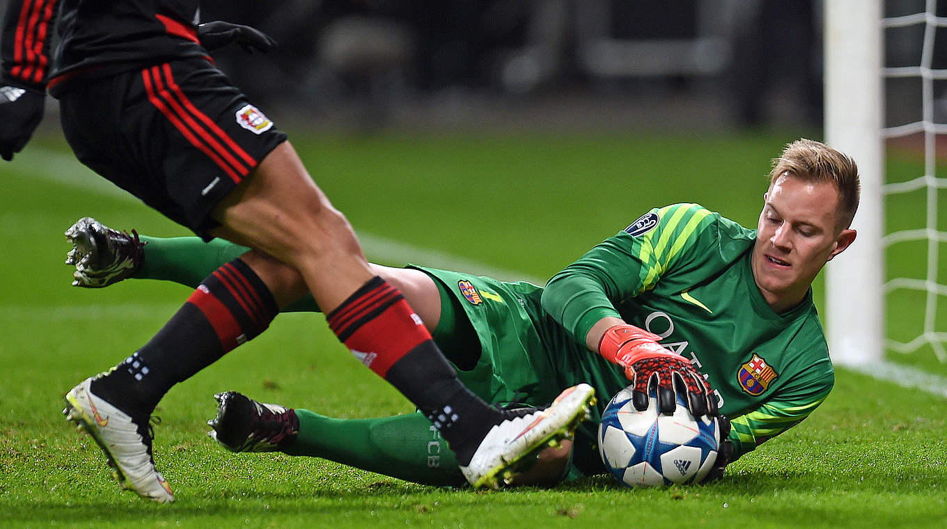 Ter Stegen: "We were lucky against Leverkusen"  © PATRIK STOLLARZ/AFP/Getty Images