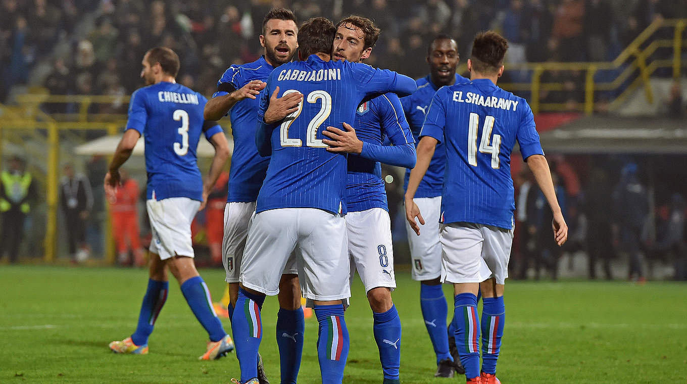 Immer torgefährlich: Italien ist bei jedem großen Turnier ein unangenehmer Gegner © 2015 Getty Images