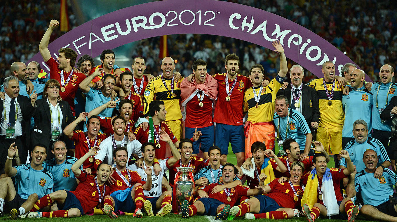 196 Millionen Euro: Bei Spaniens Titel 2012 wurde noch weniger Geld ausgeschüttet © 2012 AFP