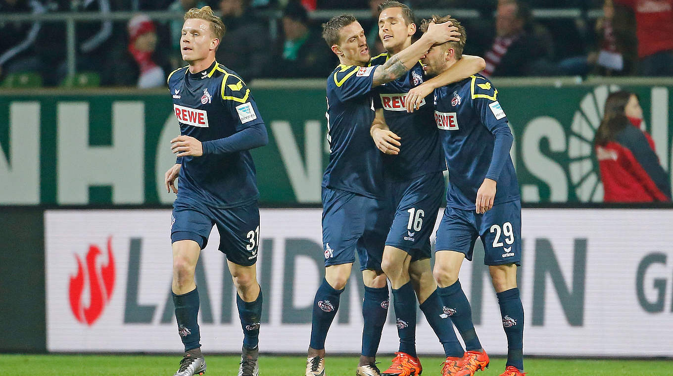 Late equaliser in Bremen saves a point for Köln © 2015 Getty Images