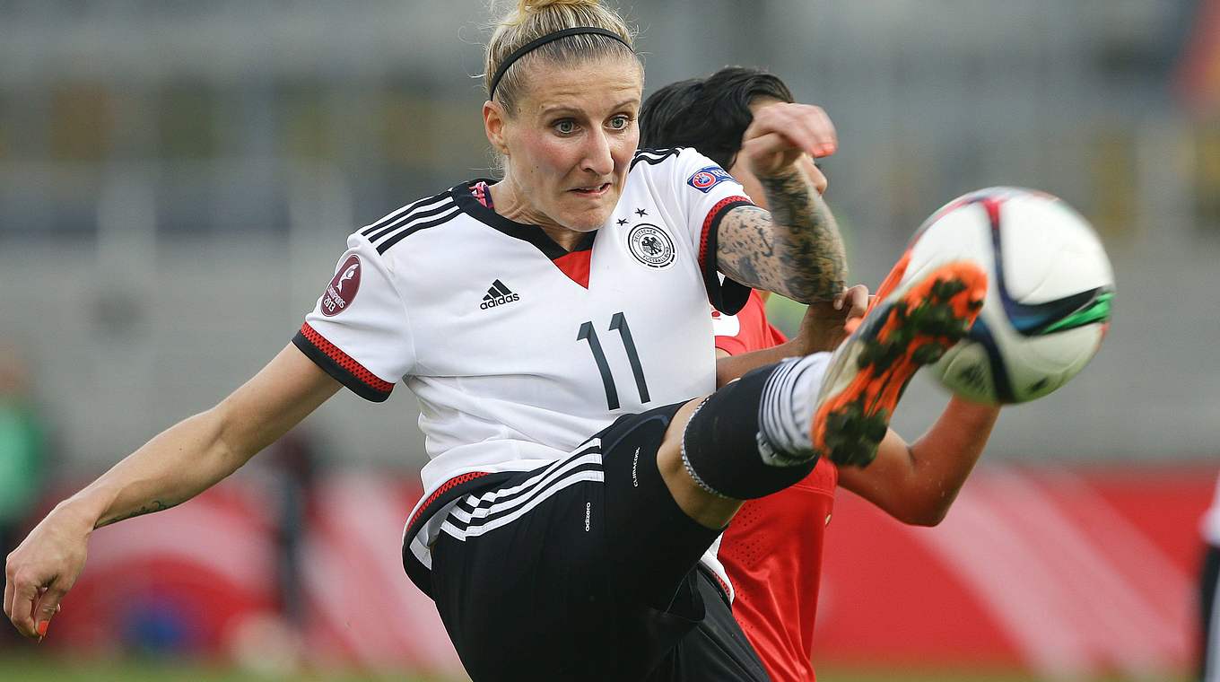 Anja Mittag has scored 39 goals in 132 internationals for Germany © Imago