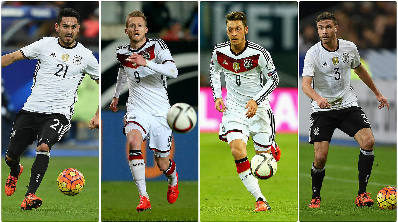 Gündogan, Schürrle, Özil and Hector  © Getty Images