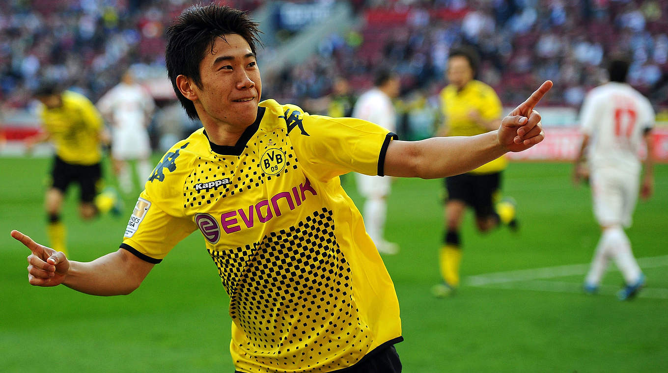 Doppelter Torschütze für Dortmund beim 6:1 in Köln: der Japaner Shinji Kagawa 2012 © 2012 Getty Images