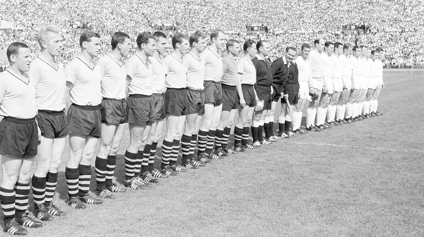 Finale um die Deutsche Meisterschaft: BVB gegen Köln am 29. Juni 1963 in Stuttgart © imago sportfotodienst