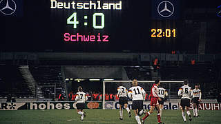 4:0 gegen die Schweiz in Stuttgart: Deutlicher Sieg in einem historischen Spiel © imago sportfotodienst