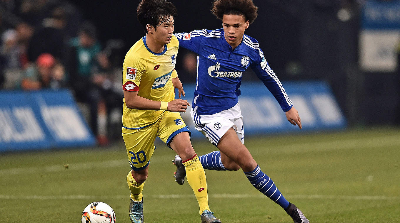 Germany international Leroy Sane with his eyes on the ball  © 2015 Getty Images