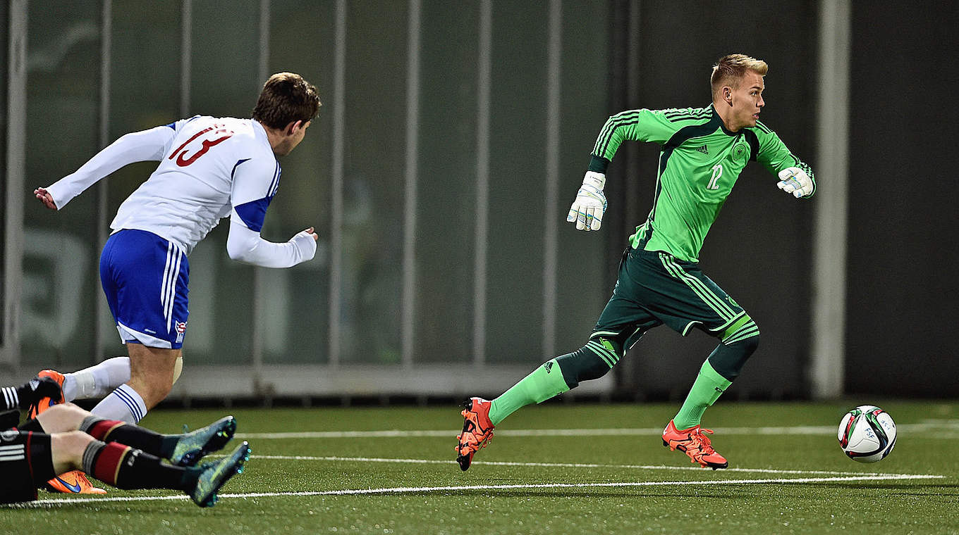 Wellenreuther is the first-choice goalkeeper for Germany's U21s © 2015 Getty Images