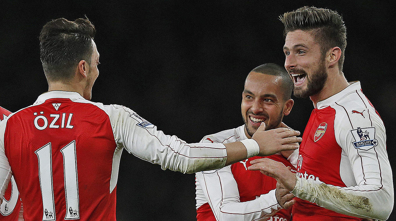 Im Rennen um die Meisterschaft definitiv zu beachten: der FC Arsenal © 2015 AFP/Getty Images
