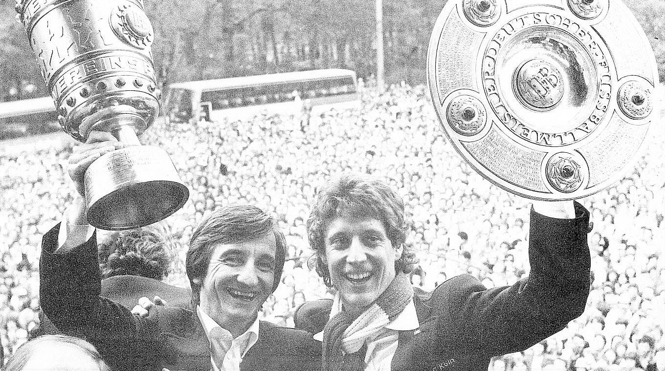 Double mit dem 1. FC Köln 1978: Hannes Löhr und Toni Schumacher © imago sportfotodienst