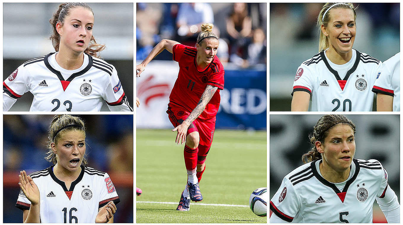 Sara Däbritz, Melanie Leupolz, Anja Mittag, Lena Goeßling and Annike Krahn  © ©Getty Images