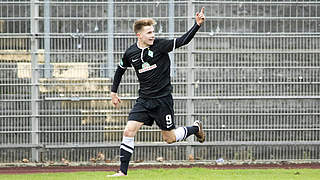 Schnürt ein Dreierpack: Bremens Juniorennationalspieler Johannes Eggestein © imago/foto2press