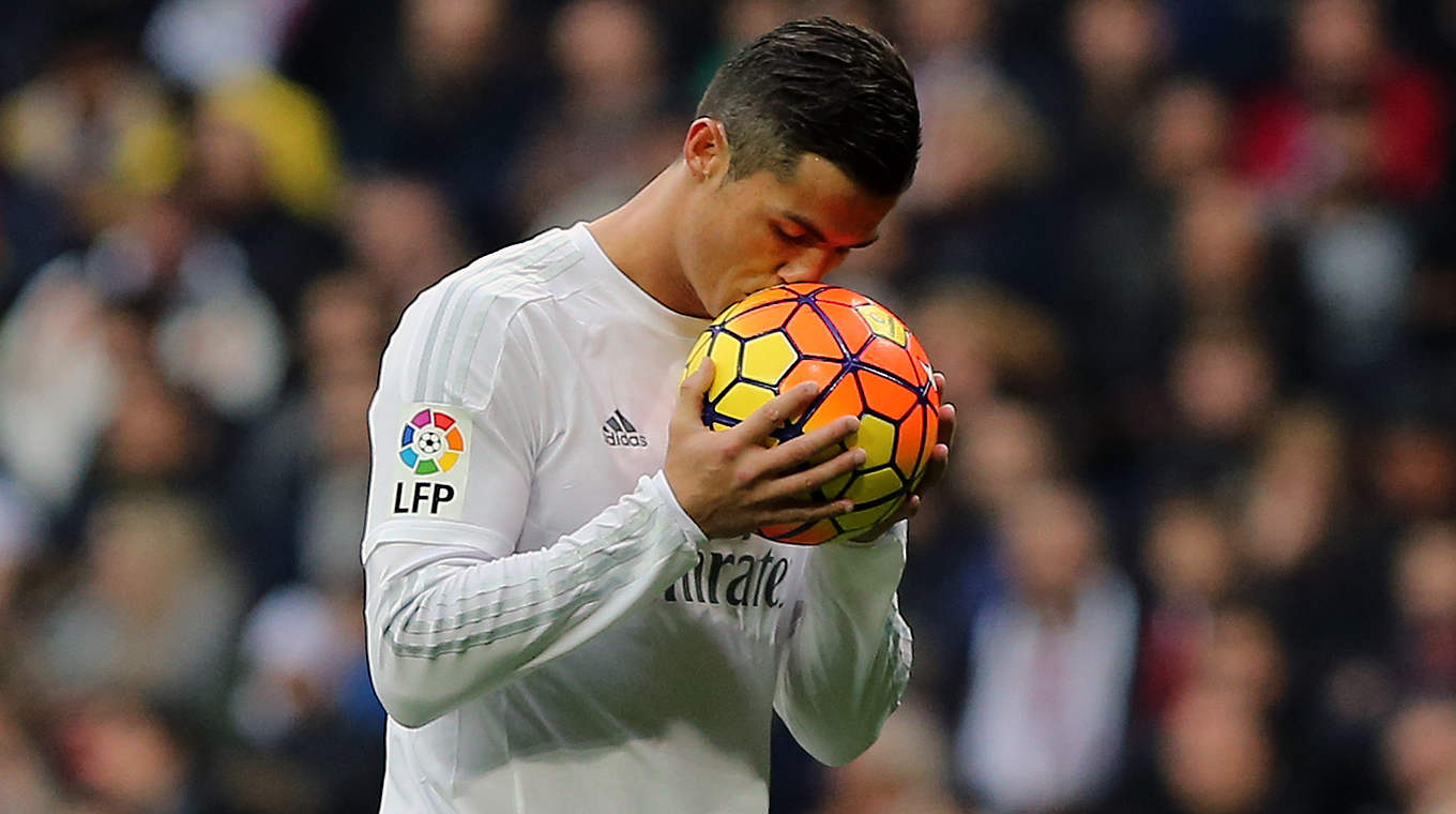 Cristiano Ronaldo missed one penalty before scoring a second in the 3-1 win. © 