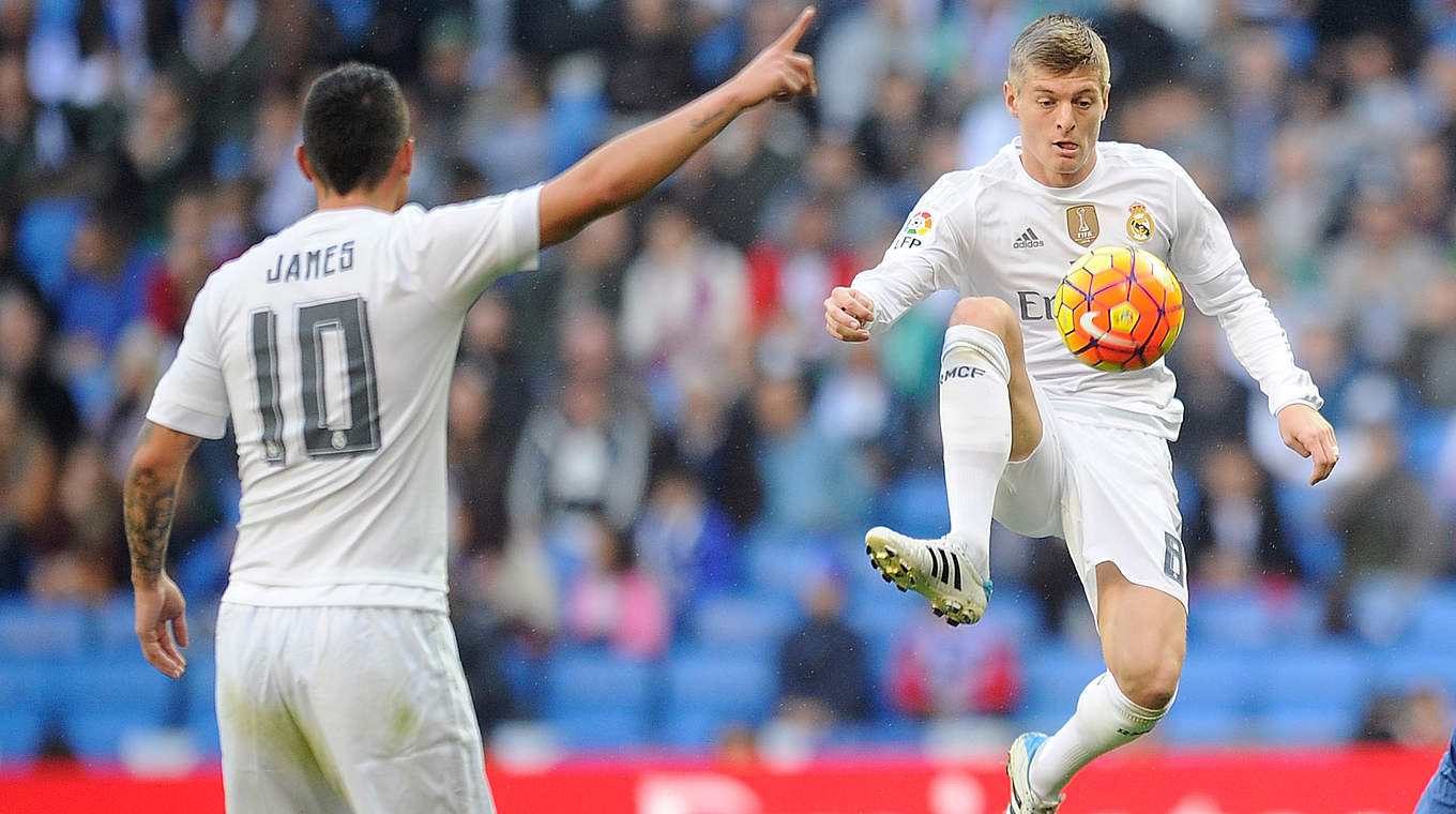 Toni Kroos pulled the strings in midfield. © 2015 Getty Images