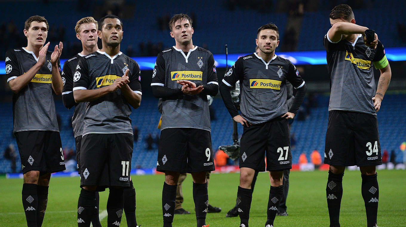 Die Europareise ist für sie diese Saison vorbei: Die Mannschaft von Borussia Mönchengladbach © 2015 Getty Images