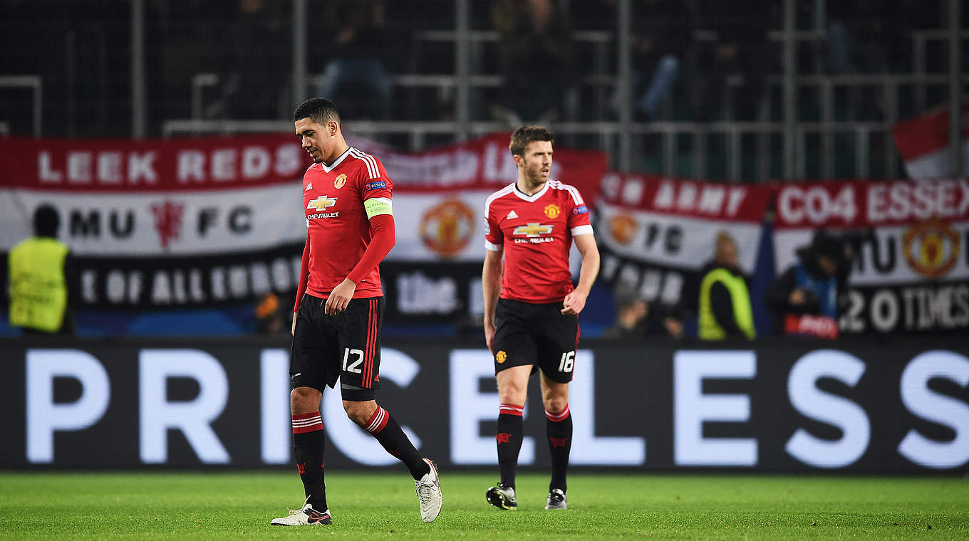 Für sie ist die Champions-League-Saison vorbei: Die Mannschaft von Manchester United. © 2015 Getty Images