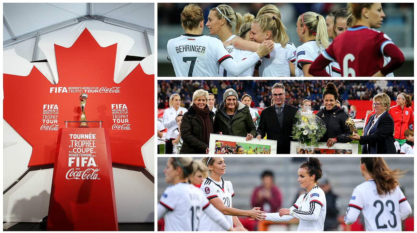 Highlights ohne Ende: das zweite Halbjahr 2015 der Frauen-Nationalmannschaft © AFP/Getty Images/DFB