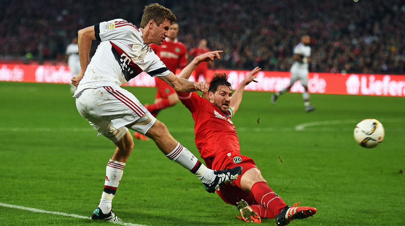 Treffsicher vom Elfmeterpunkt: Bayerns Weltmeister Thomas Müller © Getty Images