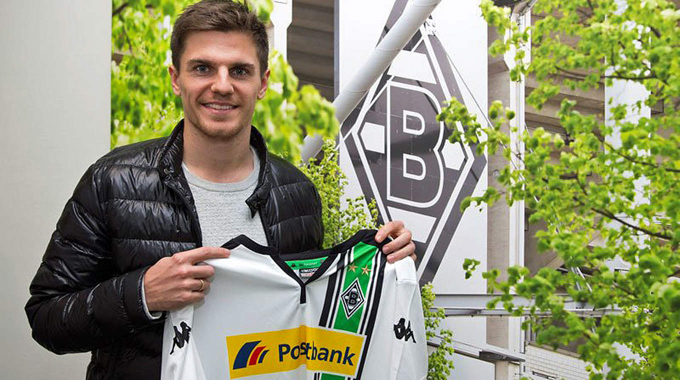 Neues Trikot, neuer Verein: Neu-Gladbacher Jonas Hofmann © Borussia Mönchengladbach