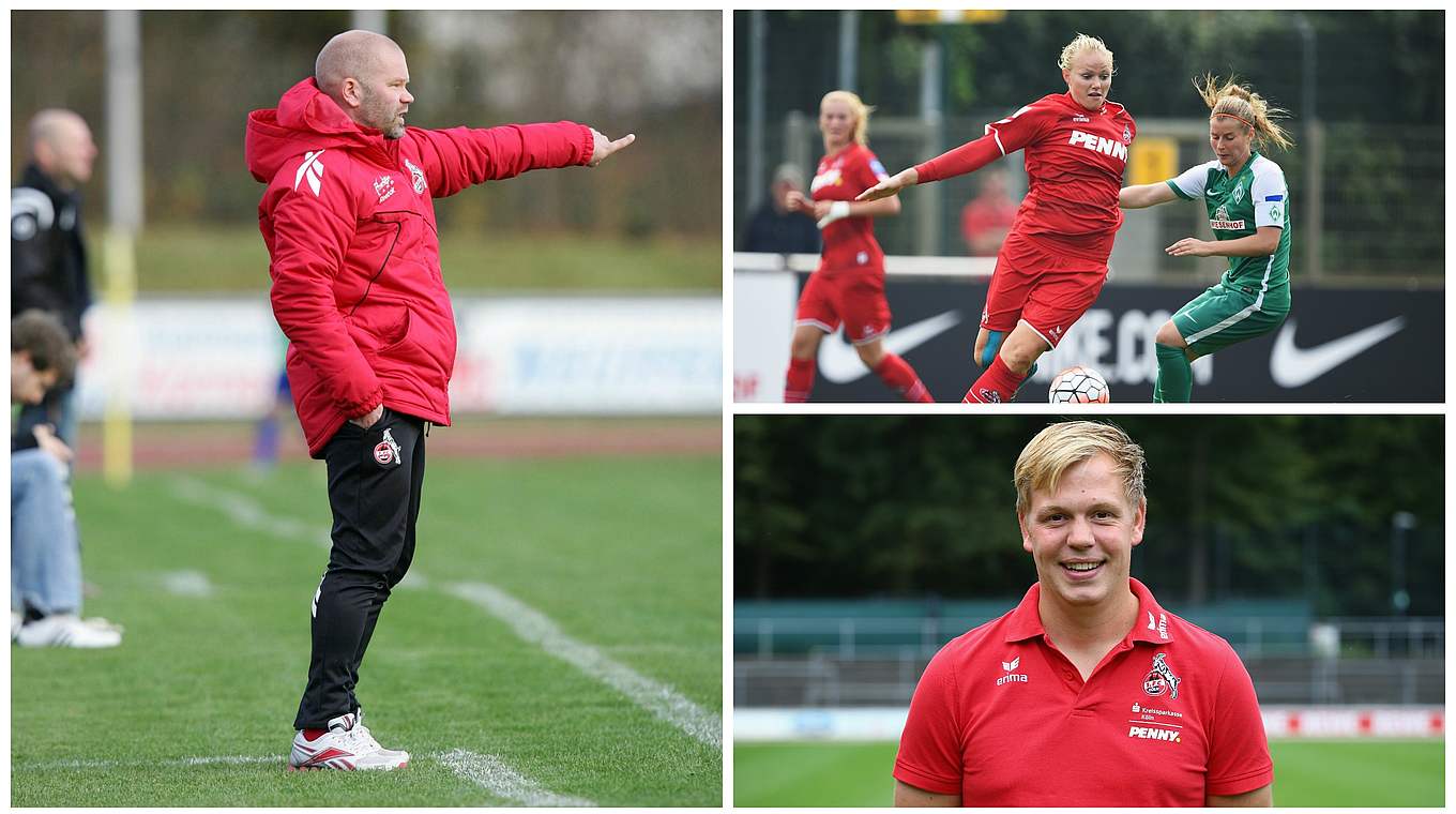 Mit Schwung gegen Jena: Köln und sein neuer Coach Marcus Kühn (l.) © imago/GettyImages/DFB