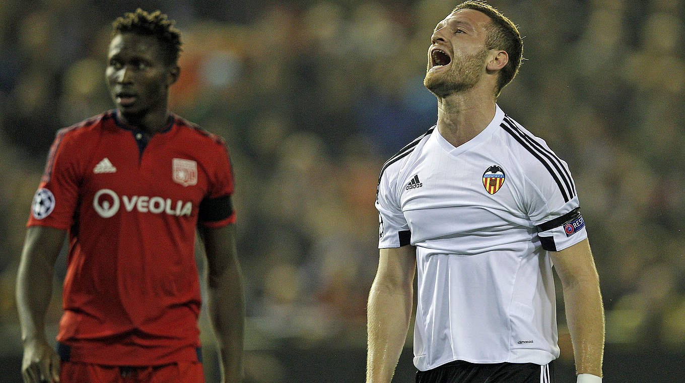 Europa League statt Achtelfinale in der Königsklasse: Shkodran Mustafi (r.) © AFP/Getty Images