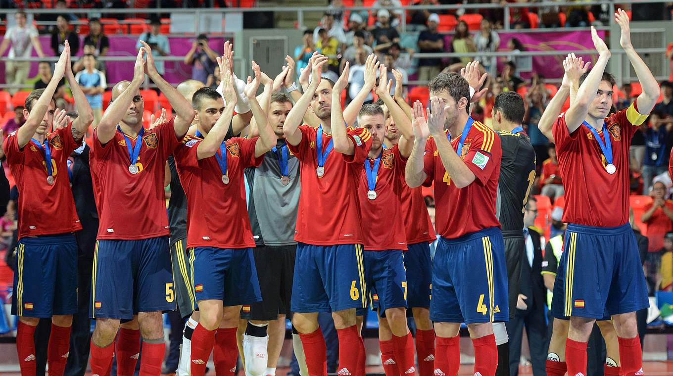 Rekordeuropameister mit sechs Titeln: die Futsal-Nationalmanschaft aus Spanien  © Getty Images