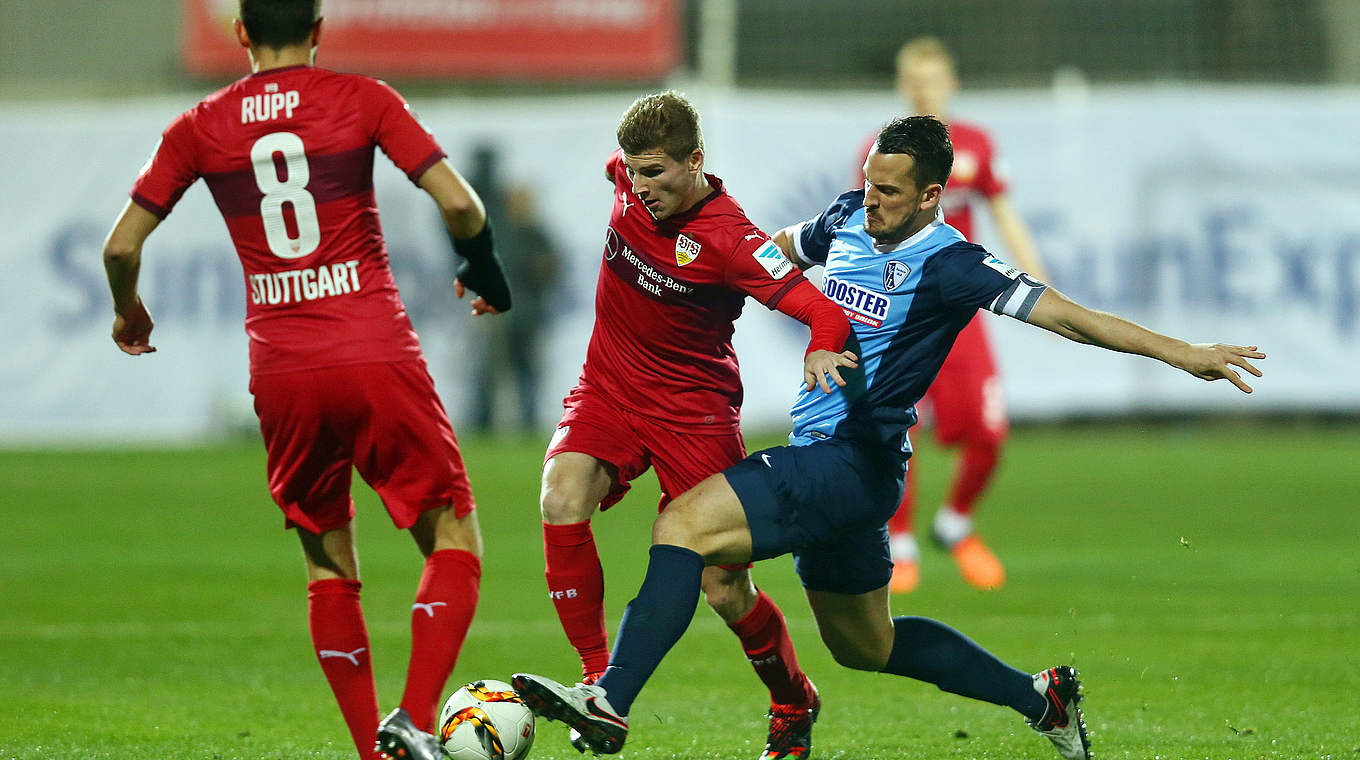 Kein Sieger beim Duell Bundesliga gegen 2. Liga: Stuttgart und Bochum trennen sich 0:0 © 2016 Getty Images