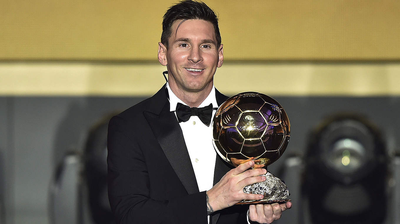 Zum fünften Mal Weltfußballer des Jahres: Lionel Messi © FABRICE COFFRINI/AFP/Getty Images