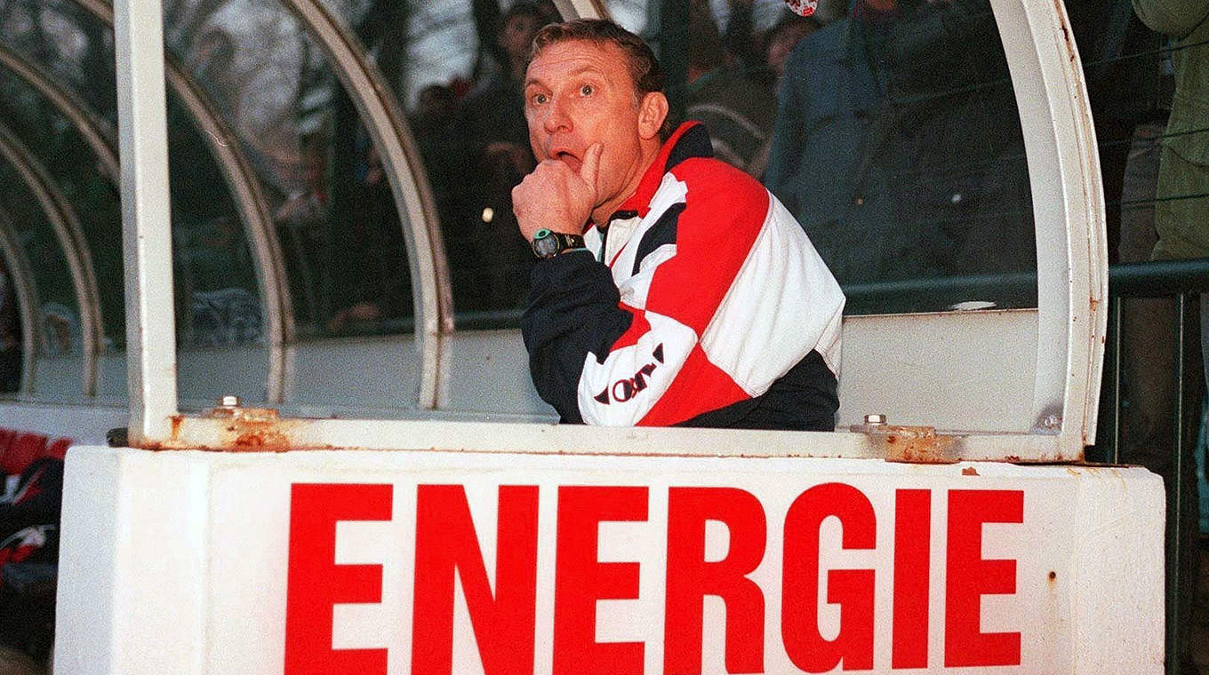 Vor 20 Jahren: Geyer startet in der Regionalliga den Aufstieg von Energie Cottbus © 1996 Getty Images