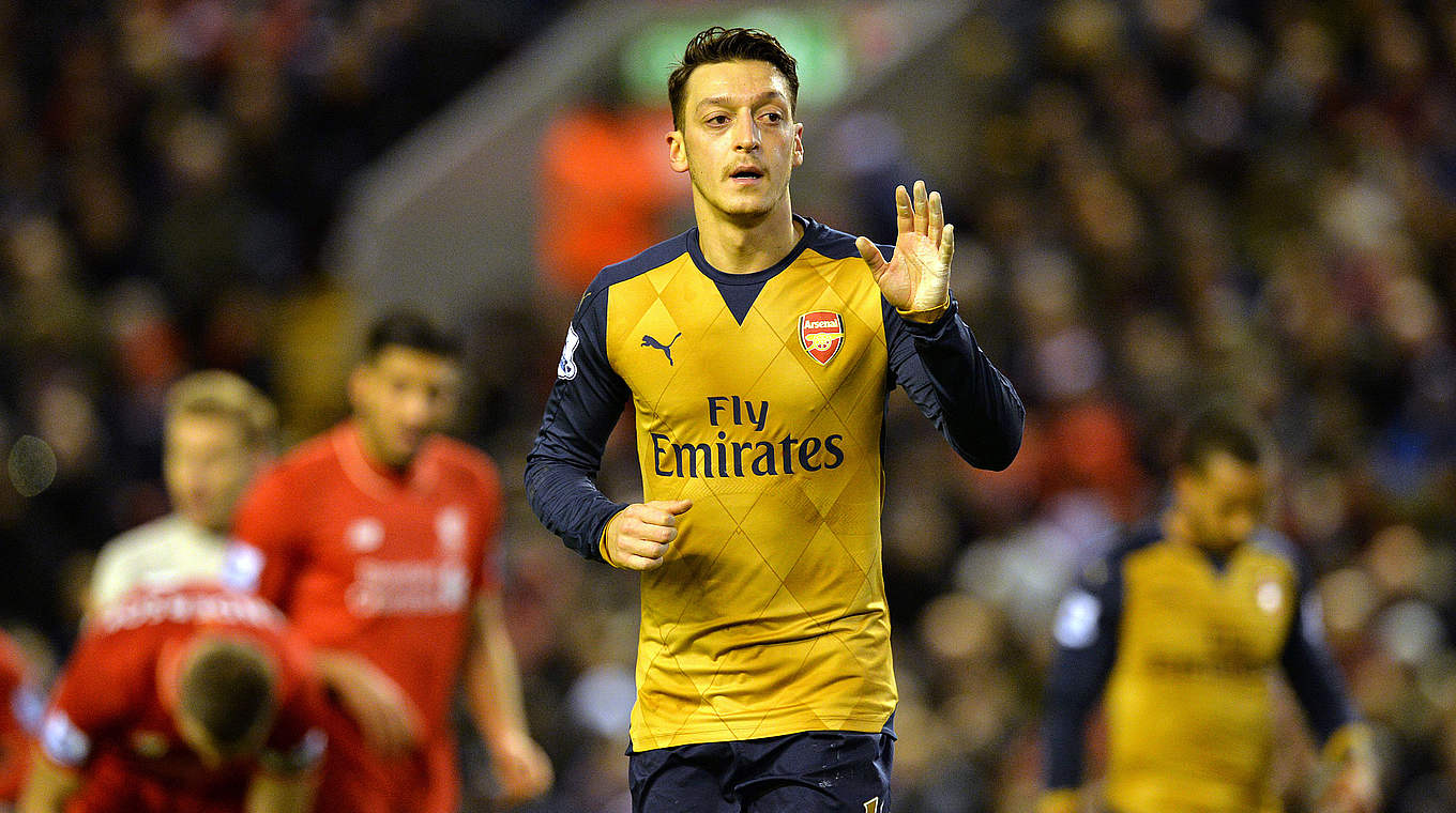 Mesut Özil has been the Premier League's best player so far this season © 