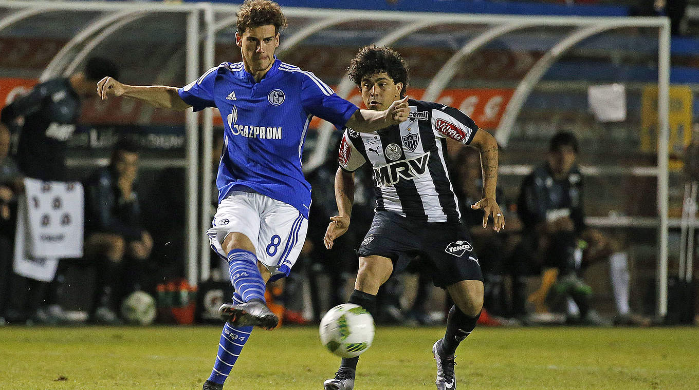 Mit Schalke beim Florida Cup Atletico Mineiro unterlegen: Leon Goretzka (l.) © RHONA WISE/AFP/Getty Images