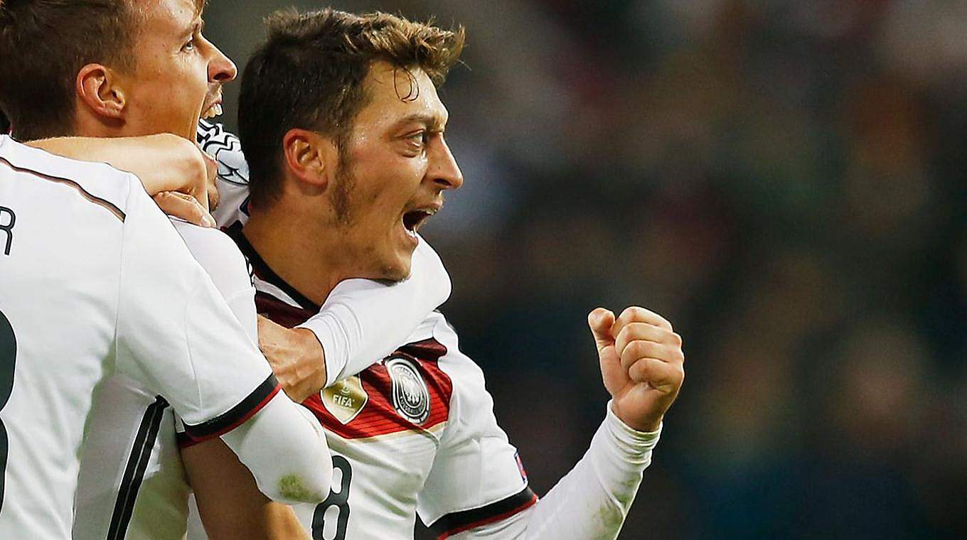 Mesut Özil has been voted Germany Player of the Year for the fourth time © Bongarts/GettyImages
