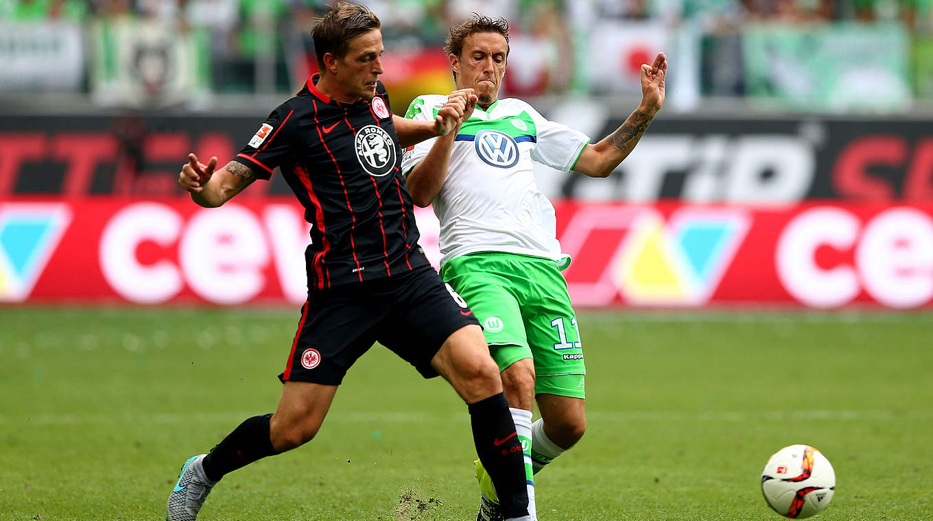 Eintracht Frankfurt have only managed two wins against Wolfsburg in 20 © 2015 Getty Images