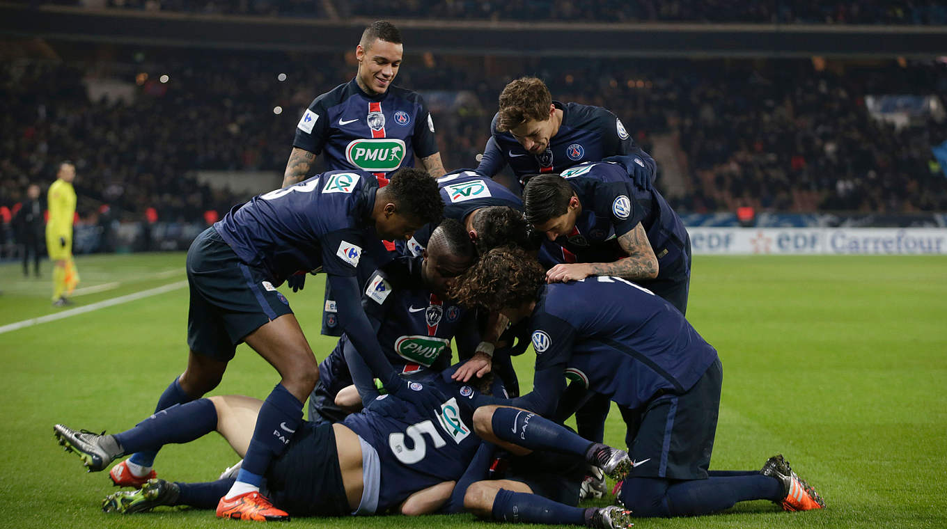 Erleichterung: PSG steht im Achtelfinale des Coupe de France © 2016 Getty Images