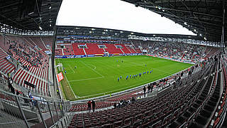 Erstmals Schauplatz des Benefizländerspiels der DFB-Auswahl: die Arena in Augsburg © 2010 Getty Images