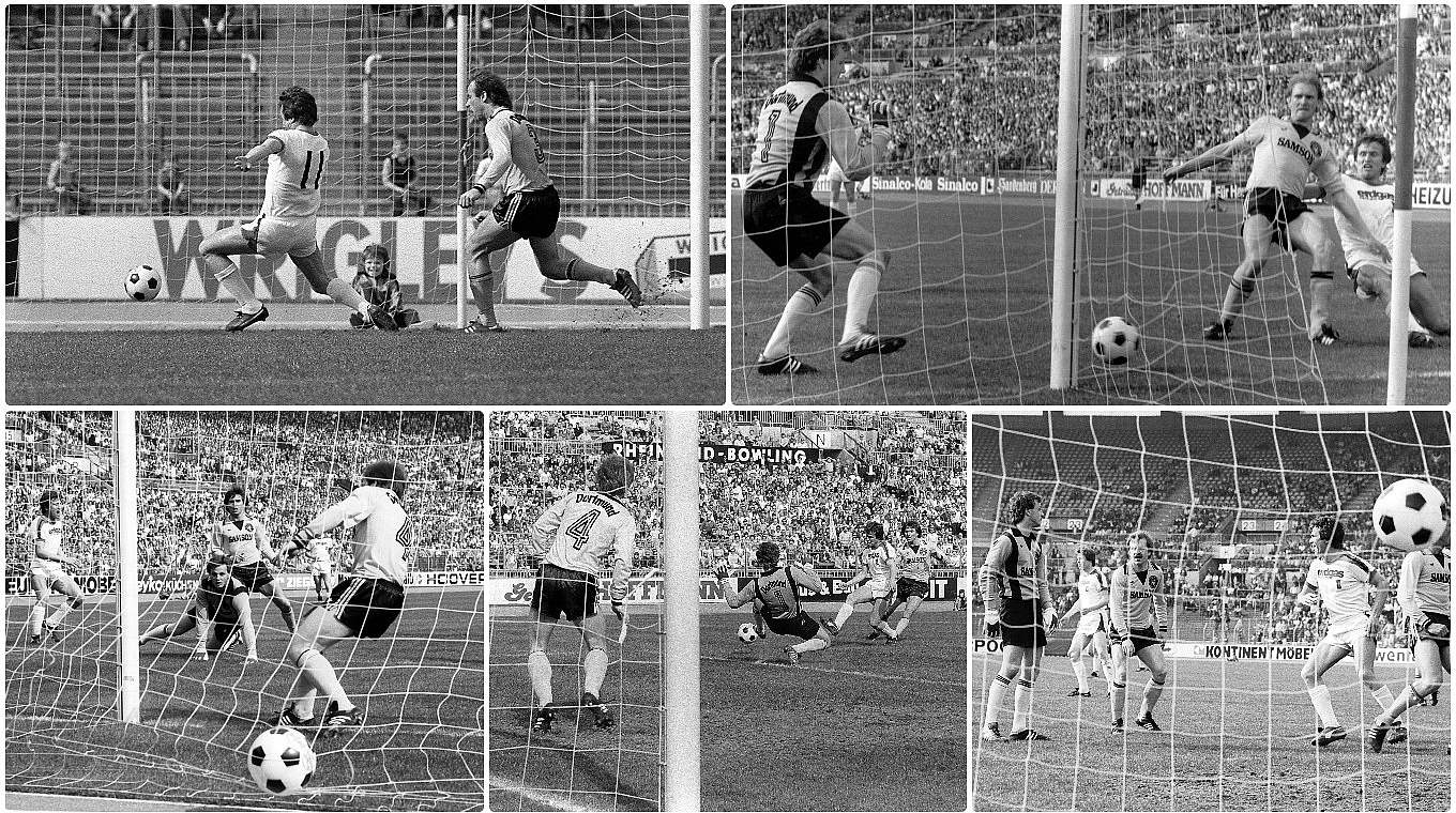 Zwölf Tore für Gladbach, fünfmal Heynckes: Der Weltmeister demütigt den BVB 1978 © imago/DFB