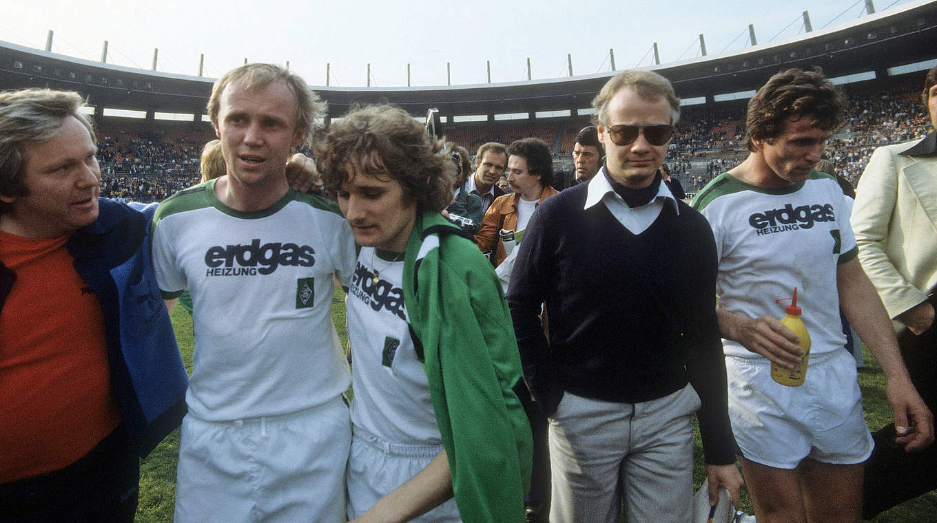 12:0 gewonnen - und enttäuscht: Heynckes (r.) und Gladbach verpassen den Titel 1978 © imago sportfotodienst