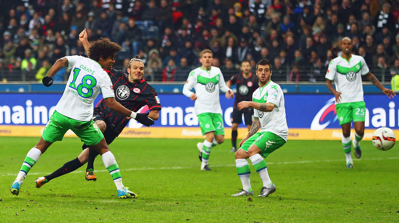 Wolfsburg were undone by an excellent Alex Meier performance last weekend © 2016 Getty Images